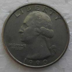 1990 Çeyrek Dolar, USA