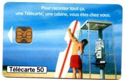 20111 SPOR İLETİŞİM TEMALI FRANSA TELEFON KARTI