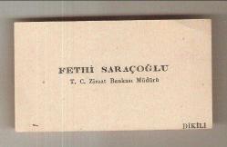 ZİRAAT BANKASI DİKİLİ ŞUBE MÜDÜRÜ FETHİ SARAÇOĞLU...