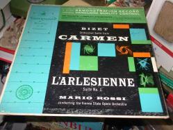 Image of Orchestral Suite From Carmen / L'Arlesienne: Suite No. 1 - Georges Bizet, Orchester Der Wiener Staatsoper, Mario Rossi Orchestral/Plak 33 LP