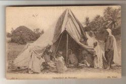 YÖRÜK ÇADIRI KONULU ESKİ KARTPOSTAL...