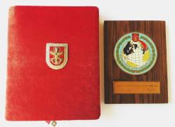 ESKİ - HARP AKADEMİLERİ ASKERİ PLAKET- MADALYON - MADALYA - ROZET  ( SICAK MİNELİ MODEL ) B83