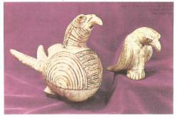 KARTPOSTAL / ZARF - ANADOLU MEDENİYETLERİ MÜZESİ / ANKARA (ZARF) - KULPLU RÜRAHİ, ANTİLOP ŞEKLİNDE RİTON , KARTAL ŞEKLİNDE RİTON (3 ADET KARTPOSTAL)