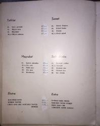 Taksim Çin Lokantası Menü 6 Haneli Telefon