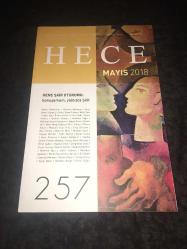 HECE Mayıs 2018 Sayı 257 Genç Şair Oturumu KONUŞAMAM,YALNIZCA ŞİİR