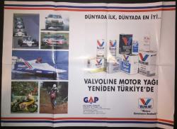 Valvoline Motor Yağı Afiş 50x84 cm