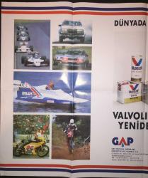 Valvoline Motor Yağı Afiş 50x84 cm