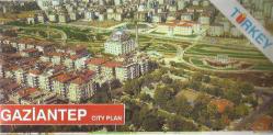 GAZİANTEP CITY PLAN HARİTA- ÖLÇEK: 1:25000