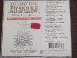TÜRK MÜZİĞİNDE PİYANO İLE NOSTALJİK ŞARKILAR RIFAT ŞANLIEL CD