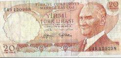 20 TÜRK LİRASI BANKNOT I SERİ