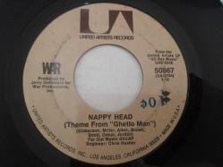 WAR 45'LİK PLAK - SLIPPIN' INTO DARKNESS (DİCKERSON MİLLER ALLEN BROWN SCOTT OSKAR JORDAN) - NAPPY HEAD (THEME FROM ''GHETTO MAN'')