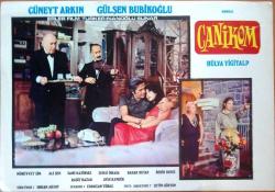 Efemera - CANİKOM FİLMİNİN LOBİ KARTI - CÜNEYT ARKIN, GÜLŞEN BUBİKOĞLU, HÜLYA YİĞİTALP - 1979 - NO: 2 - HALİYLE - kitantik - kitaLog