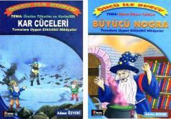 Etkinlikli Hikayeler 2 Kitap Takım /  Büyücü Nogra +  Kar Cüceleri (Temalara Uygun Etkinlikli Hikayeler)