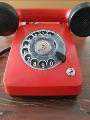 Antika - 1970'LER POP ART KIRMIZI TELEFON - SİMKO H 70 TİPİ MASA TELEFONU - kitantik - kitaLog
