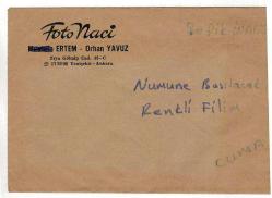 Efemera - 1970' ler Foto Naci Ertem - Orhan Yavuz Zarf EFM1233 - kitantik - kitaLog