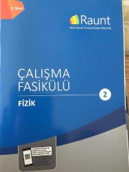 RAUNT (9.SINIF) FİZİK ÇALIŞMA FASİKÜLÜ 3 KİTAP Takım