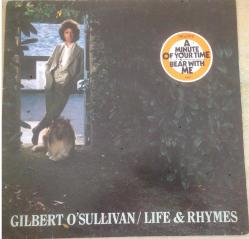 LONG PLAY - A MINUTE OF YOUR TIE BEAR WITH ME - GILBERT O'SULLIVAN - LIFE &RHYMES-1982