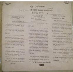 LONG PLAY - CY COLEMAN - U.S.A.