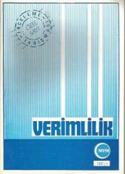 VERİMLİLİK DERGİSİ - CİLT:16 SAYI:1/1987 (GELİŞMEKTE OLAN ÜLKELERDE VE TÜRKİYE'DE VERİMLİLİK - KALKINMA SORUNLARI İLE ÇÖZÜM ÖNERİLERİ, KONULU YARIŞMAD