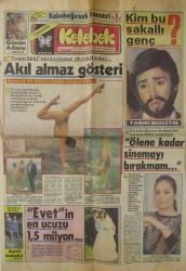 Kelebek Gazetesi (Hürriyet'in Eki) - 29 Mayıs 1985 - Türkan Şoray: Ölene Kadar Sinemayı Bırakmam (Doğumgünü)