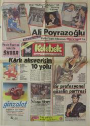 Kelebek Gazetesi (Hürriyet'in Eki) - 3 Mayıs 1985 - Ali Poyrazoğlu (Doğumgünü)