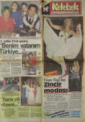 Kelebek Gazetesi (Hürriyet'in Eki) - 28 Mayıs 1985 - Füsun Önal'dan Zincir Modası (Doğumgünü)