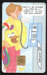 20404 ÇİZGİ KARAKTER FRANSA TELEFON KARTI