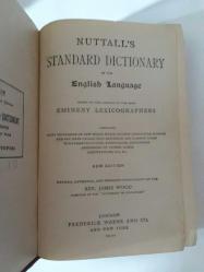 NUTTALL'S STANDARD DICTIONARY OF THE ENGLISH LANGUAGE