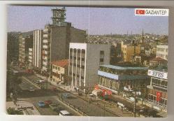 GAZİANTEP ŞEHİRDEN GÖRÜNÜM ESKİ KARTPOSTAL...