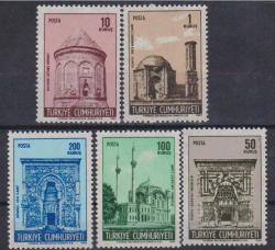 1969 TARİHİ ESERLER KONULU SÜREKLİ SERİ MNH