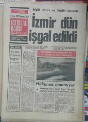 İstiklal Harbi Gazetesi ( 15 Mayıs 1919 - 14 Mart 1920 )