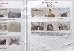 2019 MİLLİ MÜCADELENİN 100. YILI PORTFÖY 24 STICKER PULLU PORTFÖY
