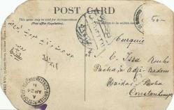 London Houses of Parliament - Postadan Geçmiş  Pullu, Arkası ve Önü  Damgalı