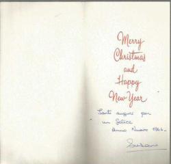 ZARFLI POSTA KARTI - ZARF PULLU - YENİ YIL KUTLAMALI  MESAJ - İTALYANCA