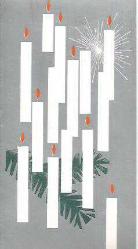 ZARFLI POSTA KARTI - ZARF PULLU DAMGALI - İTALYANCA - YENİ YIL KUTLAMA MESAJI