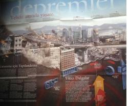 DEPREM TEHLİKESİ KÜRESEL BİR BAKIŞ AÇISI - DEPREM RİSK BÖLGELERİ AFİŞİ