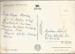 KARTPOSTAL - TOROSLARIN ÇAĞLAYANI ERMENEK - KONYA - NADİRE DEĞİRMENİ - ARKASI YAZILI - BAYRAM KUTLAMA MESAJLI