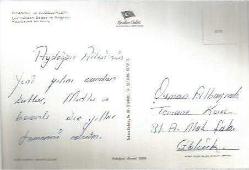 KARTPOSTAL - İSTANBUL VE GÜZELLİKLERİ - ÇAMLICADAN BOĞAZ VE BOĞAZİÇİ KÖPRÜSÜNE BİR BAKIŞ - ARKASI YAZILI  - YENİ YIL KUTLAMA MESAJI