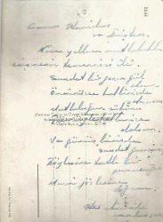 KARTPOSTAL - BEBEK RESİMLİ - ARKASI YAZILI - YENİ YIL KUTLAMA MESAJLI