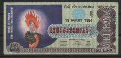 MP.1276  MİLLİ PİYANGO 19 MART 1984 ENERJİ TASARRUFU ONU VERİMLİ KULLANMAKTIR Ç ÇEYREK BİLET
