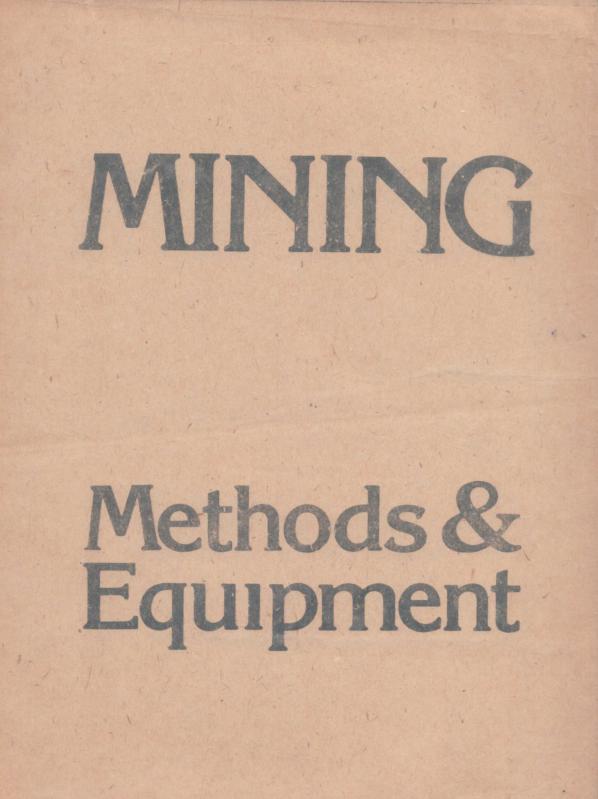 Methods of mining. Methods of mining