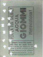 GIOMMI - ACQUA MINERALE ARANCIATA SPUMA - A.T.M. MILANO