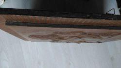 54 X 49 CM. KABARTMA BAKIR HIRÇIN AT TABLOSU...