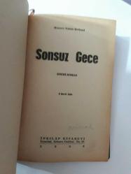 SONSUZ GECE - MUAZZEZ TAHSİN BERKANT - 1959 YILI BASKI