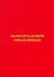 Halkın Kurtuluş Partisi Kuruluş Gerekçesi