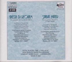 Messa Di Requiem - Giuseppe Verdi / Stabat Mater - Gioacchino Rossini CD