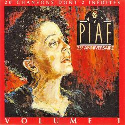 25e Anniversaire - Volume 1 - Edith Piaf ‎CD