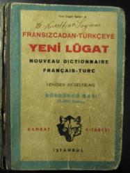 Fransızcadan - Türkçeye Yeni Lugat / Nouveau Dictionnaire Français - Turc