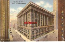 AMERİKA CHICAGO BELEDİYE KONAĞI KARTPOSTALI.....