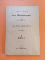 Osmanlı Devrinde Son Sadrıazamlar XIV. Cüz Sultan Vahidüddin - Ali Rıza Paşa - Salih Hulisi Paşa